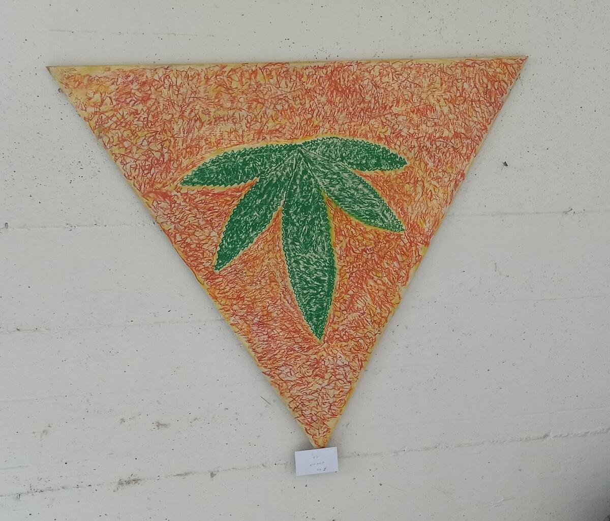 Triangolo - pastelli a olio - n. 6 - Triangoli - pastelli a olio