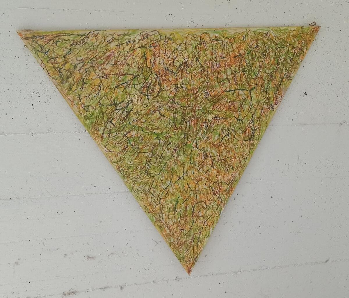 Triangolo - pastelli a olio - n. 15 - Triangoli - pastelli a olio