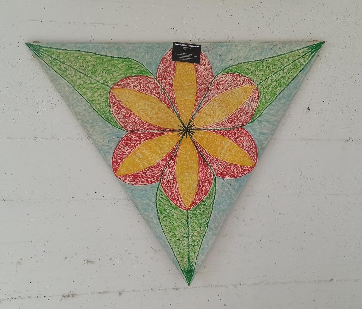 Triangolo - pastelli a olio - n. 16 - Triangoli - pastelli a olio