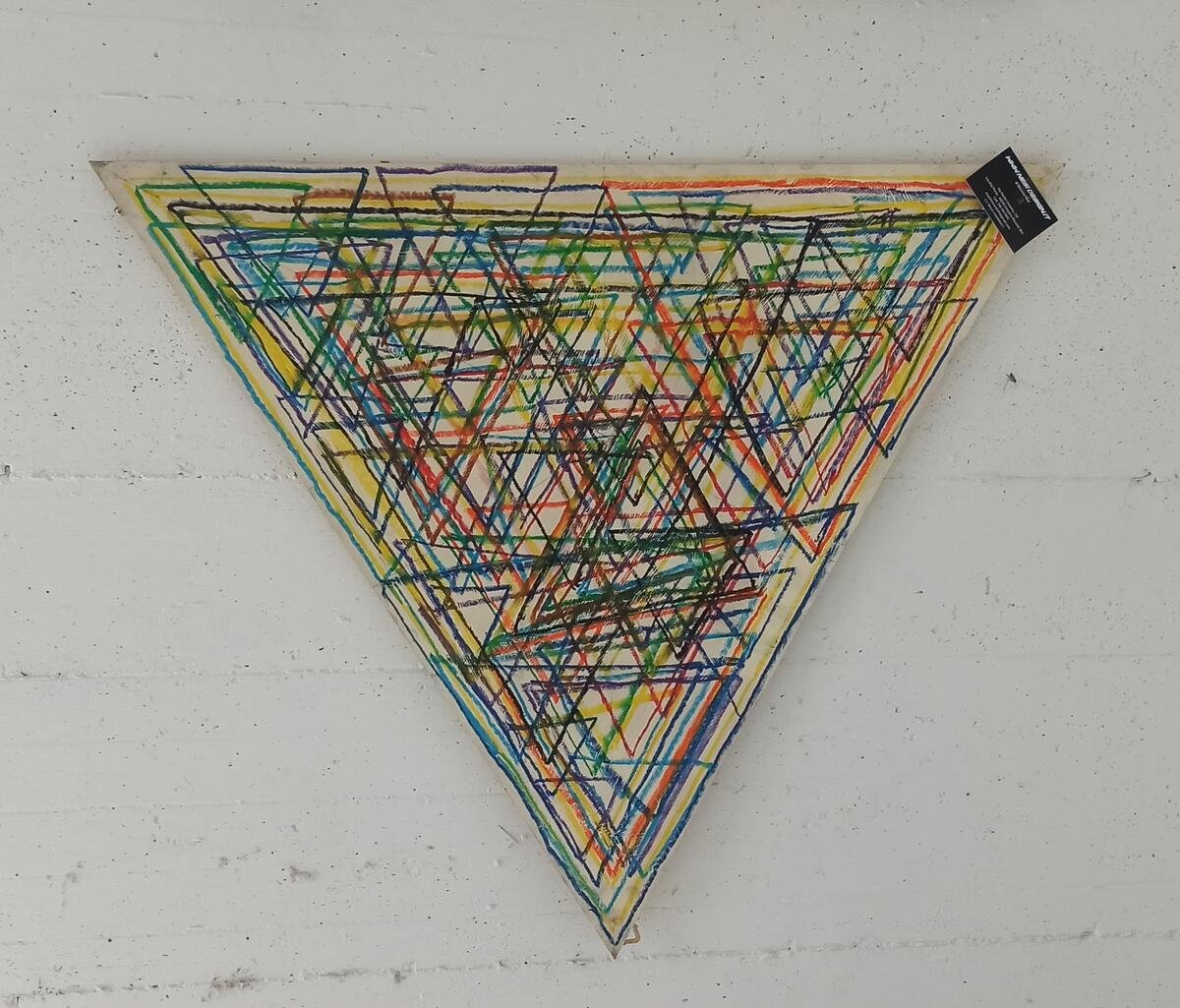 Triangolo - pastelli a olio - n. 17 - Triangoli - pastelli a olio