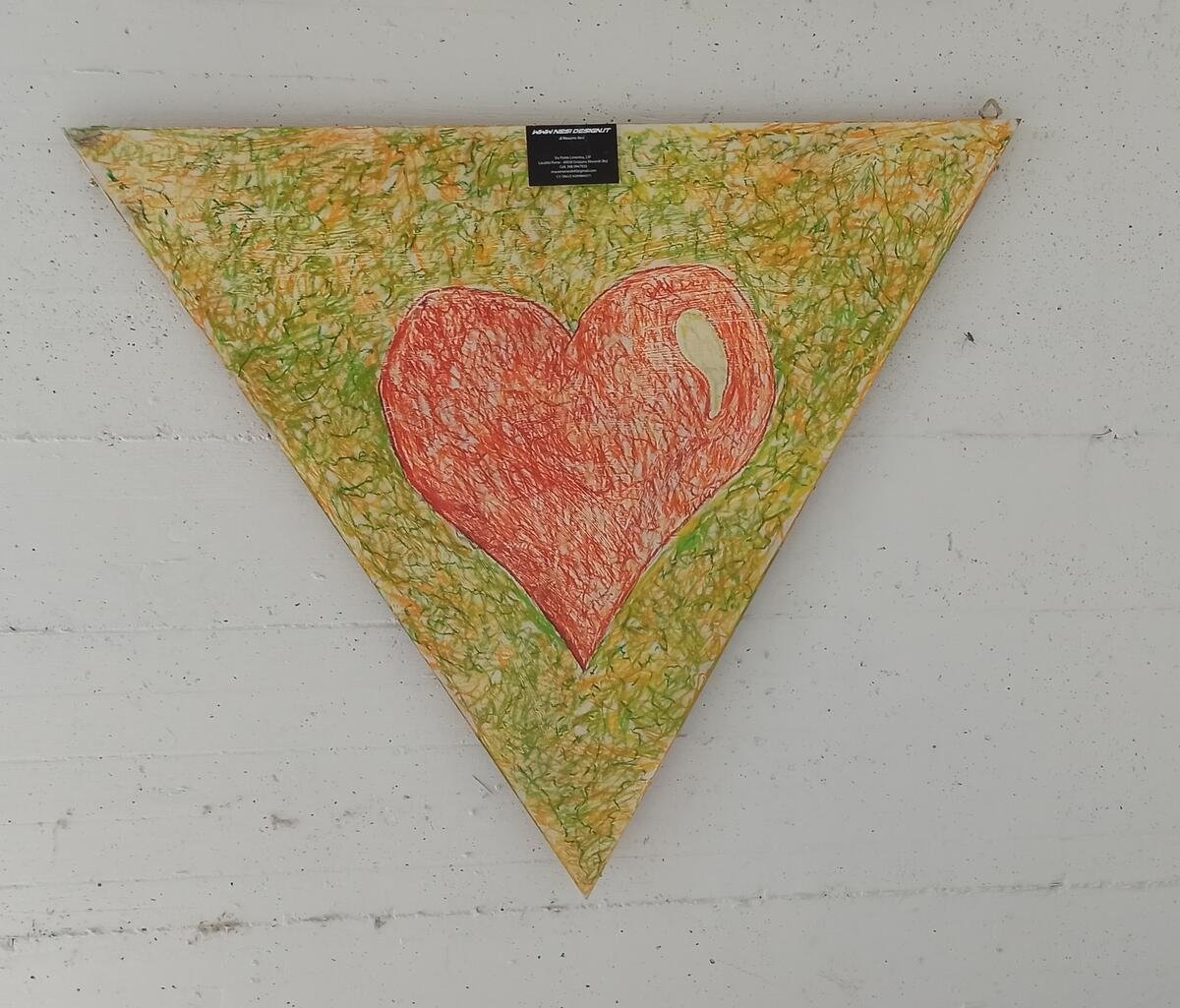 Triangolo - pastelli a olio - n. 18 - Triangoli - pastelli a olio